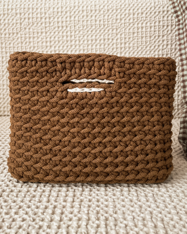 Cut-out Handle Bag - Earth