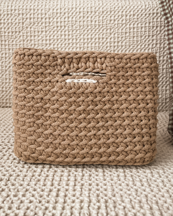 Cut-Out Handle Bag — Earth